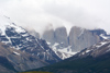 les Torres Del Paine dans les nuages