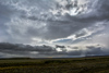 la pluie arrive sur la pampa de Patagonie 