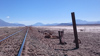 une ancienne voie ferrée prés du salar d'Uyuni