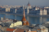 vue de Pest depuis le bastion des pêcheurs de Buda