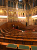 la salle de l'assemblée nationale du parlement hongrois