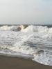 les vagues sont grosses de ce côté-ci de la mer des caraïbes