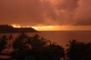 coucher de soleil sur Bahia Drake