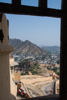 vue depuis le fort d'Amber avec la muraille de protection