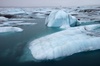 le Jokulsarlon pris par les glaces