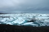 les glaces ont envahies le Jokulsarlon