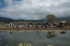 cérémonie au temple Pura Ulun Danu Bratan 