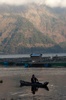 pêcheur sur la lac Batur 