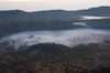 brume dans la vallée depuis le Batur 