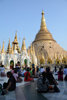 lieu de dévotion, la pagode de Shwedagon
