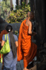 moine bouddhiste à Bagaya Kyaung 