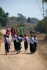 les enfants vont à l'école, entre Kalaw et Inle