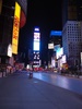 Times square le matin de l'ouragan Sandy