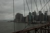 vue de Manhattan depuis le brooklyn bridge