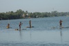 les pêcheurs sur la Lagune