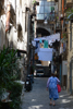 Naples et ses ruelles avec sa vie quotidienne