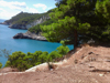 Paysage du bord de mer dans le Gargano